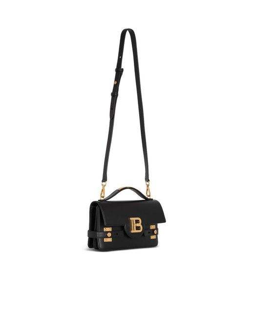 Balmain Black B-Buzz 24 Strapped Shoulder Bag