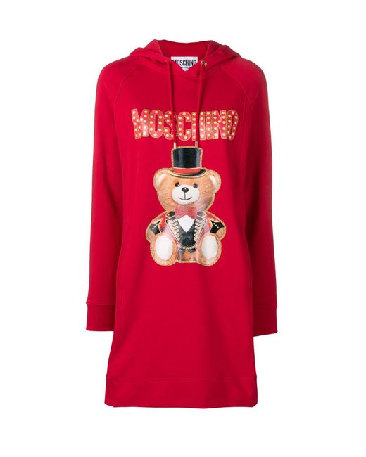 Moschino Red Teddy Bear Dress