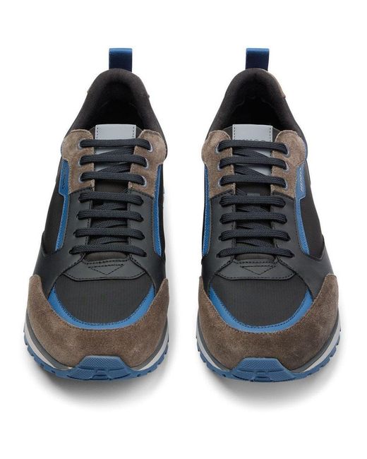 Boss Blue Running Trainers for men