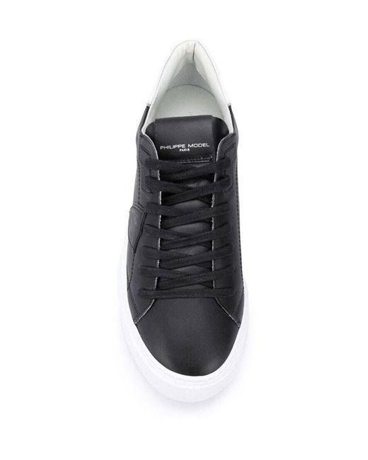 Philippe Model Multicolor Temple Veau Lace-Up Sneakers for men