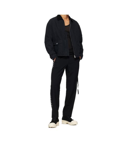 CAMPERLAB Black Traktori Frayed Lace-Up Boots for men