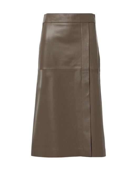Joseph Brown Midi Skirt