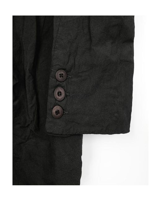 Marc Le Bihan Black Long-Sleeved Casual Jacket