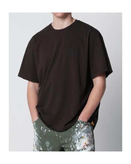 GALLERY DEPT. Black Graphite T-Shirt With Logo Print for men