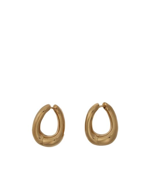 Tom Wood Metallic Twisted Loop Earrings for men