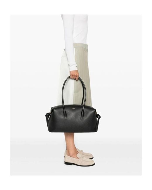 Yuzefi Black Double-Handled Handbag