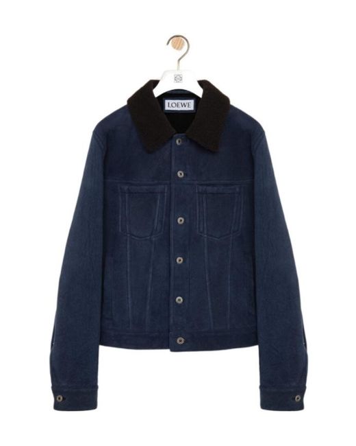 Loewe Blue Trucker Jacket for men