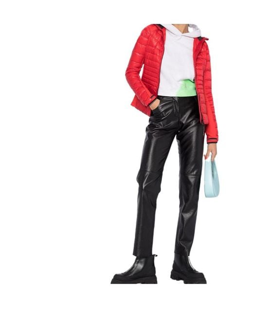 Canada Goose Red Hybridge Zip-Up Jacket