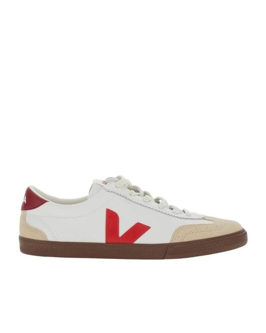 Veja Pink Volley O T Lace-Up Sneakers for men