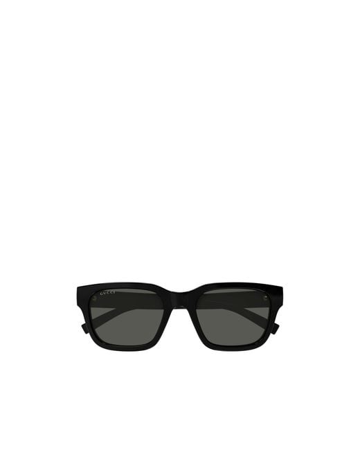 Gucci Black Eyewear Square Frame Sunglasses for men