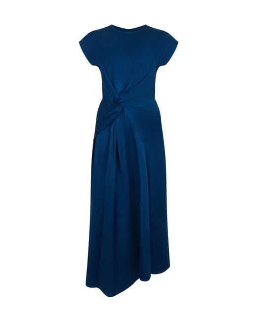 Victoria Beckham Blue Midi Dresses