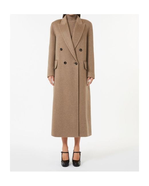 Max Mara Natural Armonia Double-Breasted Coat