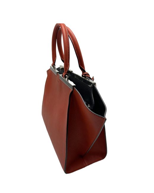 Fendi Brown Double-Handled Handbag