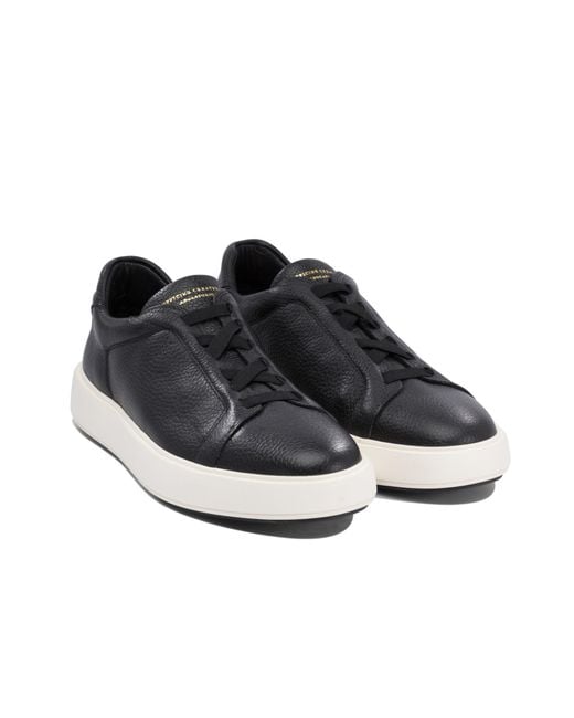 Officine Creative Blue Slouch Sneakers for men