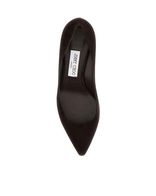Jimmy Choo Black Romy 60 Pointed-Toe Pumps