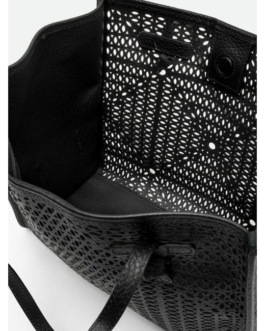 Gianni Chiarini Black Openwork Handbag