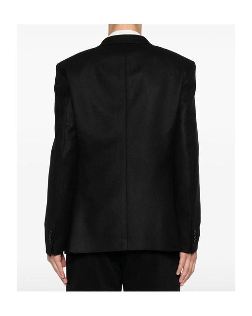 Tagliatore Black Single-Breasted Suit Jacket for men