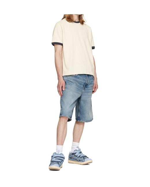 Lanvin Blue Curb Sneakers for men