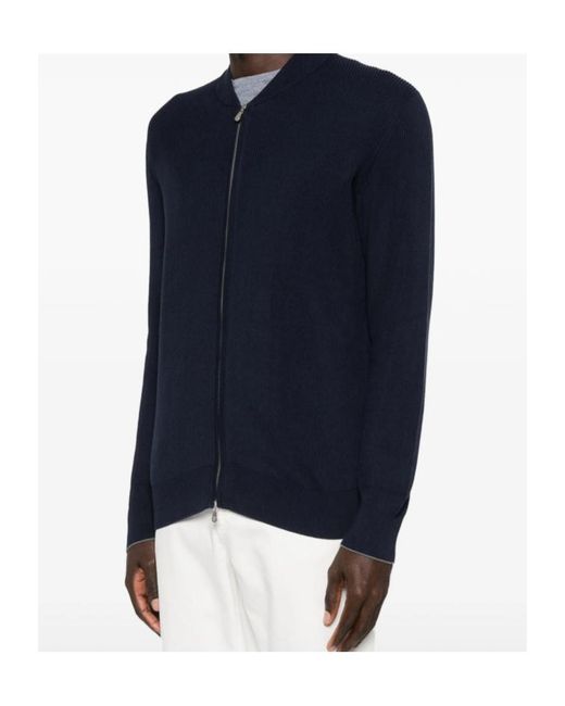 Brunello Cucinelli Blue Sweaters & Knitwear for men