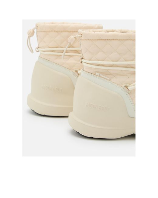 Moon Boot Natural Mezzaluna Quilted Boots