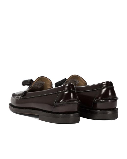 Sebago Black Round Toe Loafers