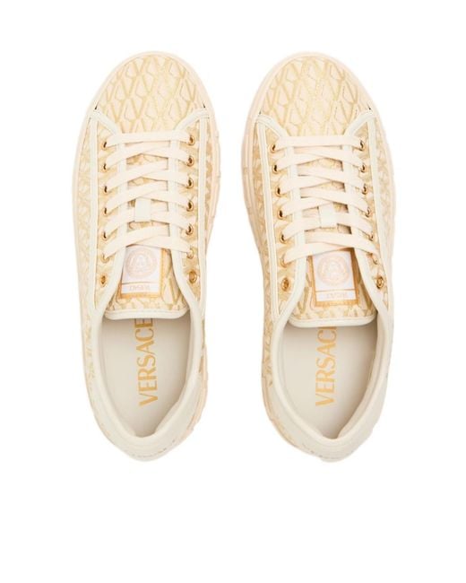 Versace Natural Pattern Low-Top Trainers