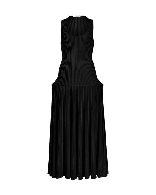 Alaïa Black Wool Crinoline Dress