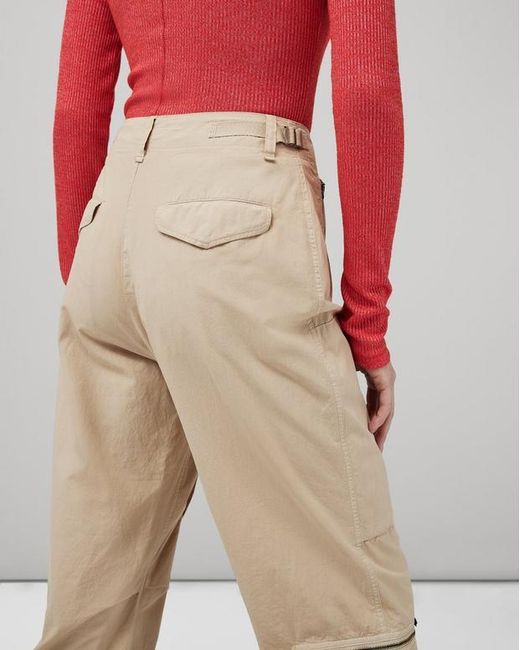 Rag & Bone Natural Multi-Pocket Casual Pants