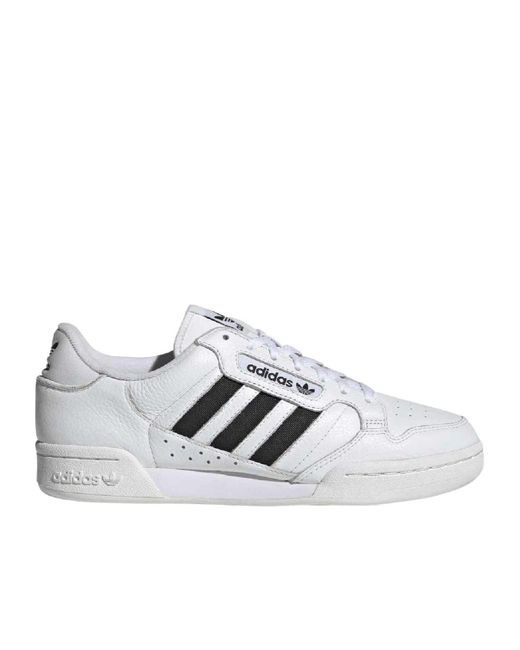 Adidas Originals White Leather Lowtop Sneaker for men