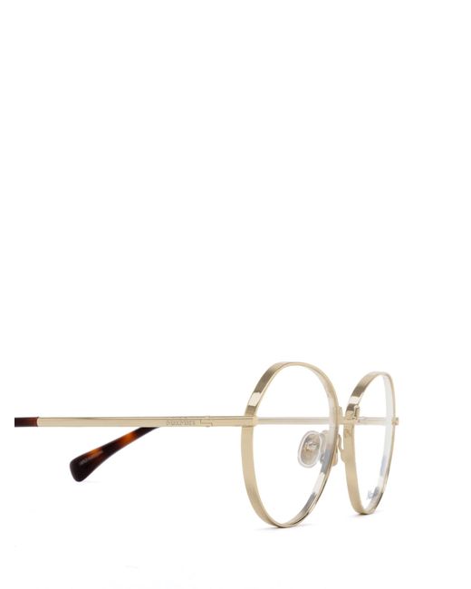 Max Mara White Round Frame Glasses