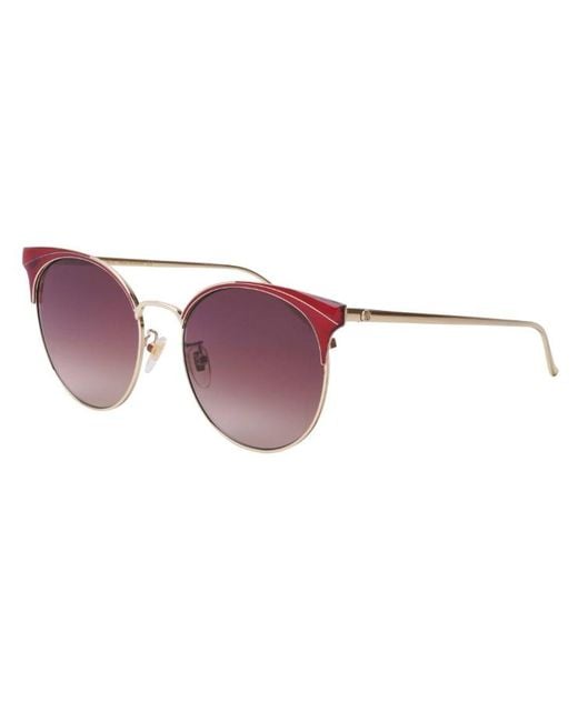 Gucci Purple Logo Details Sunglasses