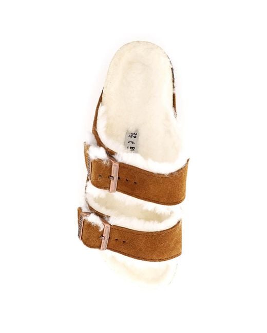 Birkenstock Brown Arizona Buckle-Detailed Sandals