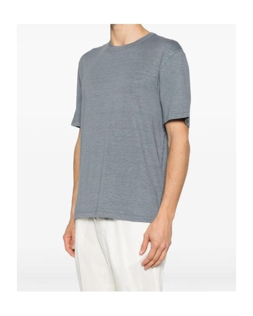 Roberto Collina Gray Crew-Neck T-Shirt for men