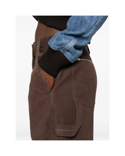 IRO Brown Casual Trousers With Belt Loops
