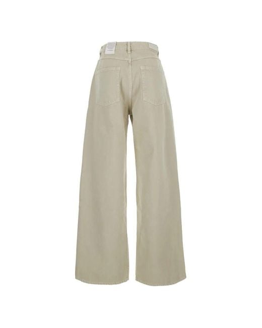 ICON DENIM Gray Poppy Wide-Leg Jeans