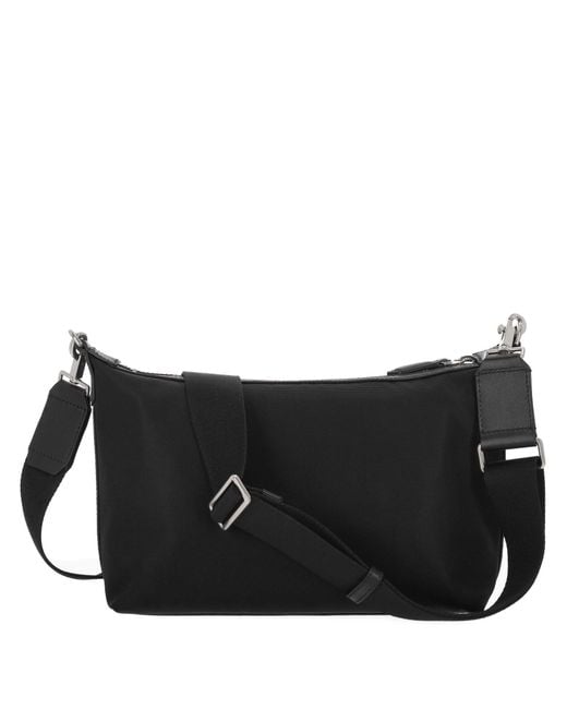 Bally Black Code Ribbon Zipped Shoulder Bag for men