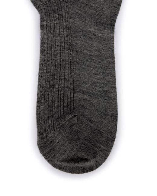 Brunello Cucinelli Black Over The Knee Socks