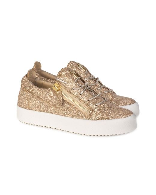 Giuseppe Zanotti Natural Round Toe Low-Top Casual Shoes