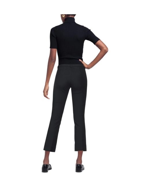 Max Mara Black Simple Solid-Color Pants