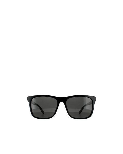 Gucci Black Eyewear Rectangle Frame Sunglasses for men