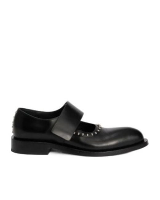 Jil Sander Black Mary Jane Pumps