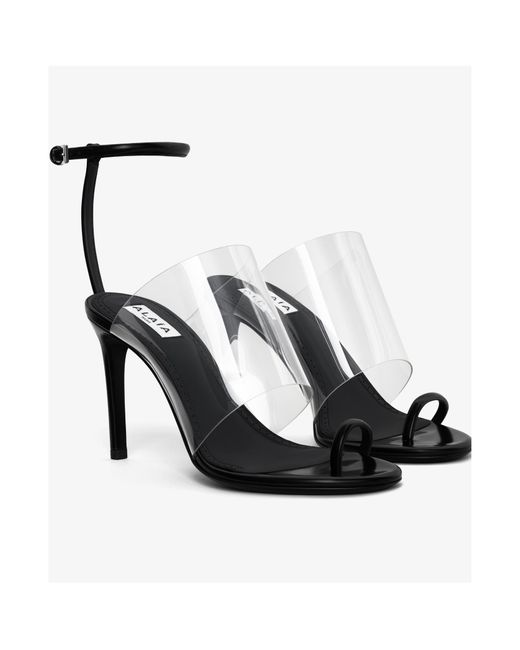 Alaïa White Alaïa Asymmetric Sandals