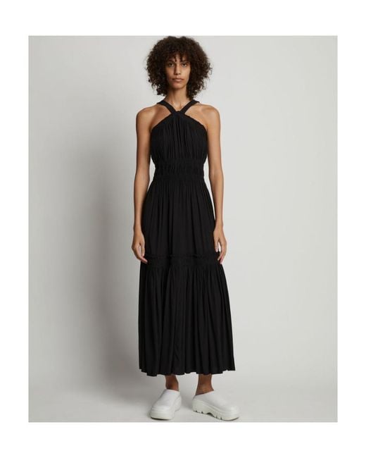 Proenza Schouler Black Label Sleeveless Peony Dress