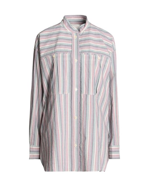 Isabel Marant Gray Loose Striped Shirt