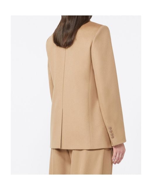 Max Mara Natural Studio Folgore Single-Breasted Blazer