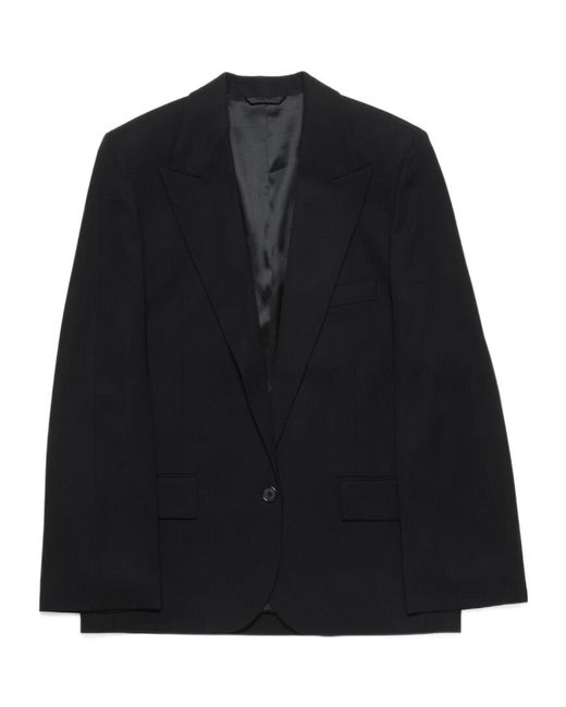 Acne Black Single-Breasted Blazer