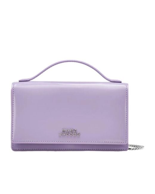 Marc Jacobs Purple The Glam Mirror Mini Handbag