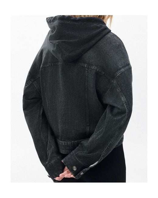 Rag & Bone Black Long Sleeve Denim Jacket