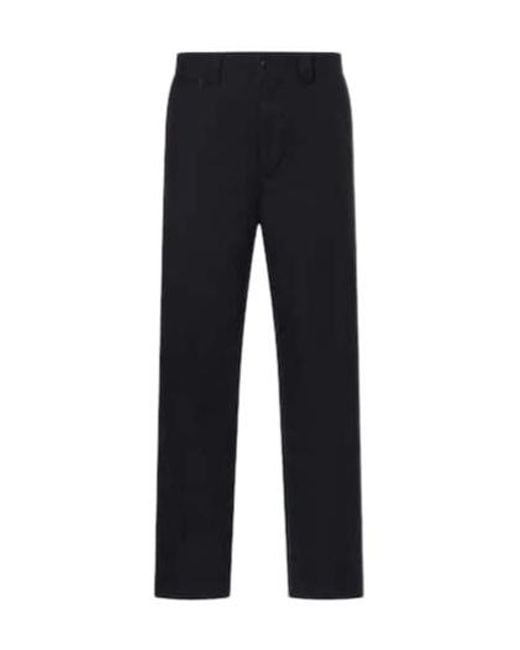 Visvim Black High-Rise Cotton Chinos for men