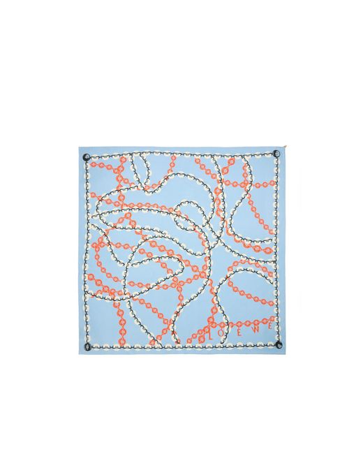 Loewe Blue Scarf